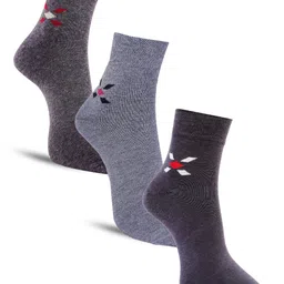 Dollar Socks Men Pack Of 3 Assorted Cotton Ankle Length Socks-image-95
