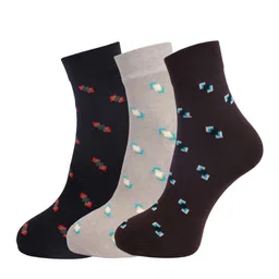 Dollar  Socks Men Pack of 3 Assorted Ankle Length Socks-image-80