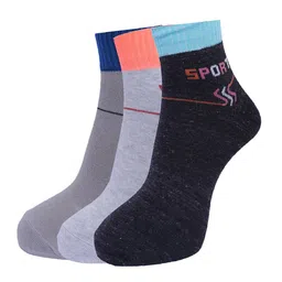 Dollar Socks Men Pack of 3  Assorted Ankle Length Socks-image-58