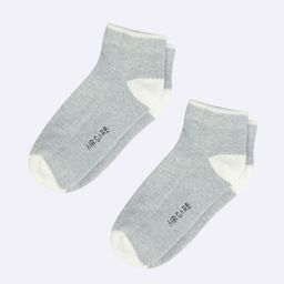 AIR GARB Unisex Pack Of 2 Striped Pure Cotton Ankle Length Socks-37