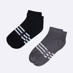 AIR GARB Pack of 2 Striped Ankle Length Socks-38