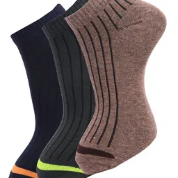 Dollar Socks Pack of 3 Men Assorted Ankle Length Socks-7