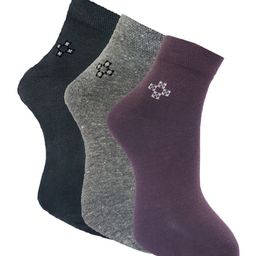 Dollar Socks Pack of 3 Men Assorted Ankle Length Socks-30
