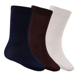 N2S NEXT2SKIN Men Pack Of 3 Assorted Calf-Length Socks-image-33