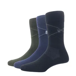 Allen Solly Men Pack Of 3 Patterned Calf-Length Socks-29