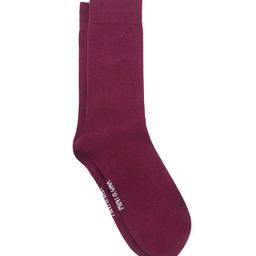 Mint & Oak Men Maroon Solid Calf-Length Socks-31