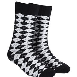Dynamocks Unisex Pack Of 2 Patterned Dandy Calf Length Socks image 3