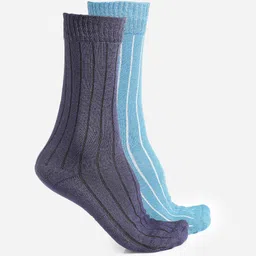 JUMP USA Men Pack Of 2 Assorted Calf-Length Socks-37