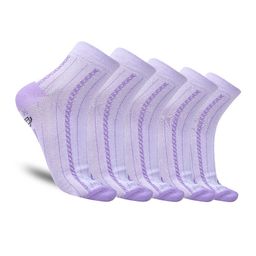 Dollar Socks Pack of 5 Patterned Cotton Ankle Length Socks-picture-10