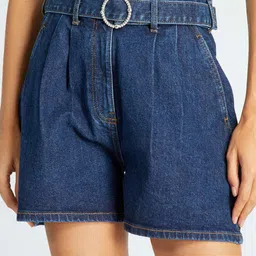 KIABI Women Mid-Rise Denim Shorts-picture-52