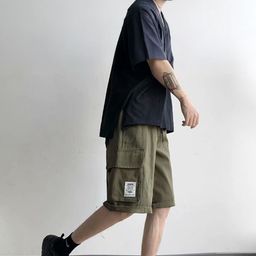 StyleCast Men Slim Fit Cargo Shorts-picture-35