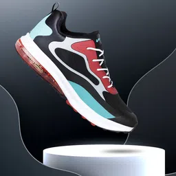 Campus Men Black & Red Running Shoes-picture-21