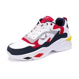 BERSACHE Men Red Mesh Running Shoes-picture-48