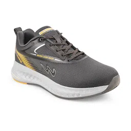 Campus Men Grey Mesh Running Non-Marking Shoes-5