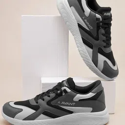 AVANT Men Mesh HyCross Running Lace-Up Shoes-image-16
