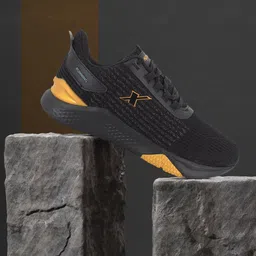 Sparx Men Black Mesh Running Shoes image 2