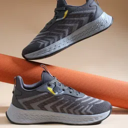 IMPAKTO Men Lightweight Flyknit Lace-Up Running Shoes-picture-11
