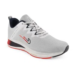 Campus Men Grey Mesh Running Shoes-picture-2