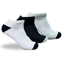 Mast & Harbour Men Pack Of 3 Assorted Ankle-Length Socks-47