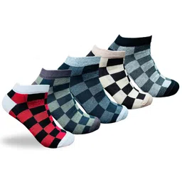 Mast & Harbour Men Pack Of 5 Assorted Ankle-Length Socks-46