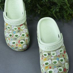 Liberty Kids Conversational Printed Clogs-11