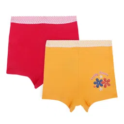 Bodycare Girls Pack Of 2 Floral Hot Pants Shorts-57