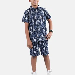 KiddoPanti Boys Printed Shirt with Shorts-picture-47