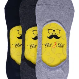 N2S NEXT2SKIN Men Pack Of 3 Assorted Turkish Cotton Shoe-Liners-image-98