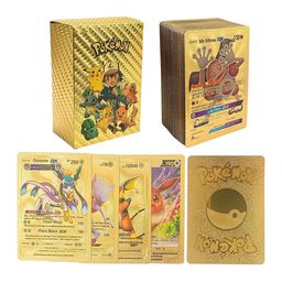 ADKD Kids 55 Pieces Foiled Pokemon Card Game-12