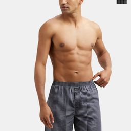 Jockey Pack Of 2 Checked Pure Cotton Boxers 1223-0205-image-24