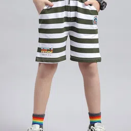 Monte Carlo Boys Striped Cotton Shorts-image-97