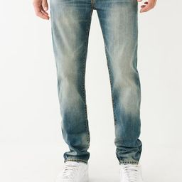 True Religion Men Super T Rocco Skinny Fit  Mid-Rise Solid Jeans-image-44