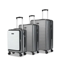 Assembly Set Of 3 Textured 360 Degree Rotation Hard-Sided Trolley Bags 40L, 60L 85L-34