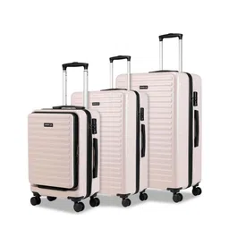 Assembly Set Of 3 Textured 360 Degree Rotation Hard-Sided Trolley Bags 40L, 60L 85L-18