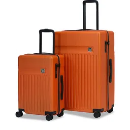 EUME Classic Set Of 2 Textured Hard-Sided Trolley Bags-image-21