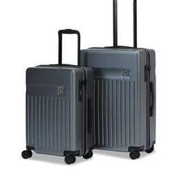 EUME Classic Set Of 2 Textured Hard-Sided Trolley Bags-20