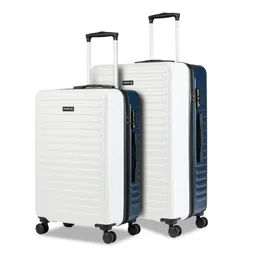 Assembly Set Of 2 Textured Hard Medium-Sized Large-Sized Trolley Bags 60L 85L-1