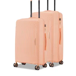 Nasher Miles Coorg Set Of 2 Textured Hard Suitcase Trolley Bags-41