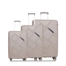 SWISS MILITARY Set Of 3 Textured Trolley Bags-10