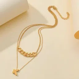MYKI Gold Plated Pendant Chain-37