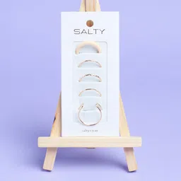 SALTY Set of 5 Dynamo Duos Ring image 1