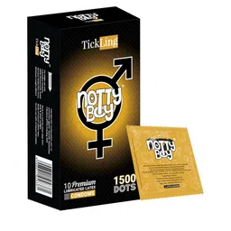noTTy Boy Men TickLing 1500 Super Extra Dotted Condoms - 10 Pcs-43