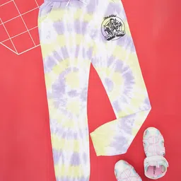 Pantaloons Girls Tie & Dye Pure Cotton Joggers-picture-24