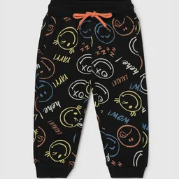 max Infant Boys Typography Printed Pure Cotton Joggers-57