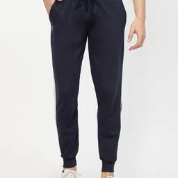 UZARUS Men Mid Rise Cotton Joggers-image-10