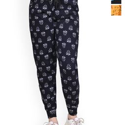 BAESD Girls Printed Pack Of 3 Cotton Joggers-picture-22