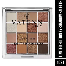 VATENN ITALY 16 Color Intense Pigmentation Long Lasting Eyeshadow Pallete - 9g -Dubai 1021-31