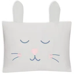 MiArcus Kids White & Blue Printed Pure Cotton Pillows-24