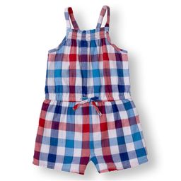 AMPED Girls Checked Cotton Rompers-image-47