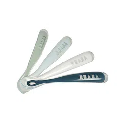 BEABA Set of 4 Ergonomic 1st Stage Silicone Spoons-51